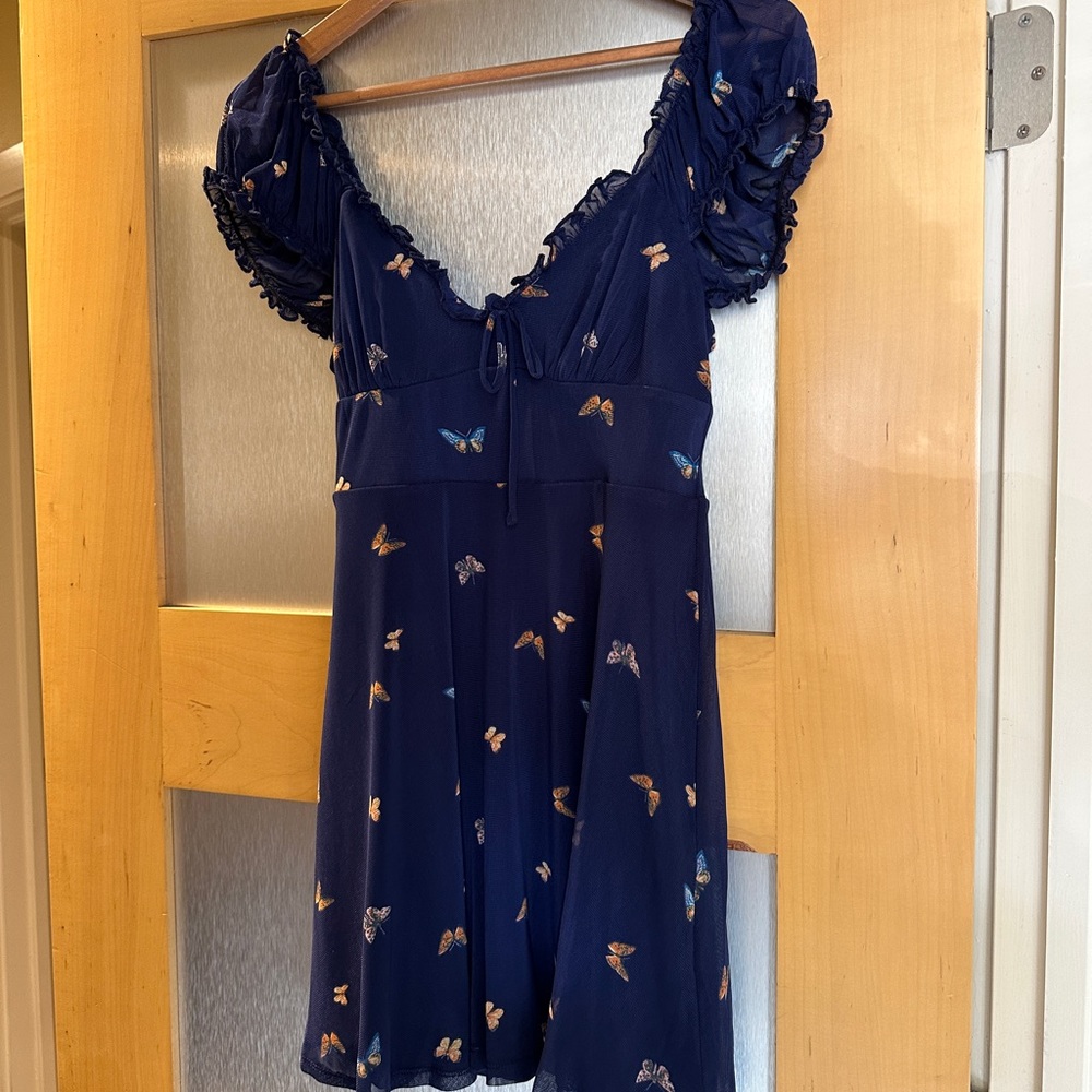 Urban Outfitters Audrey mesh butterfly dress